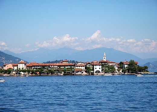 Island in the Lake Maggiore