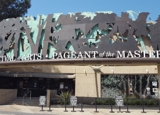 Pageant of the Masters theater entrance