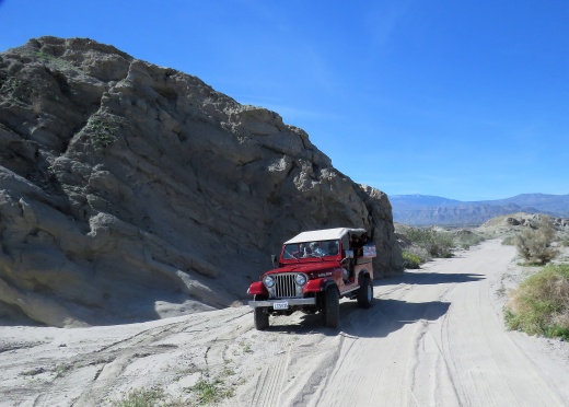 Sports Leisure travelers on a jeep ride in Palm Springs