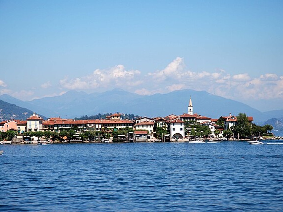 Island in the Lake Maggiore