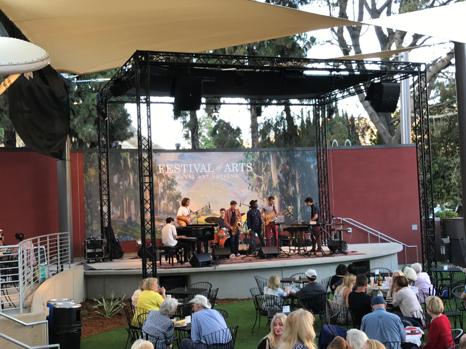 Musical performance at Pageant of the Masters