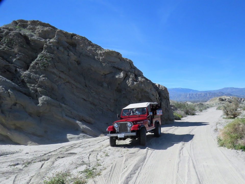 Sports Leisure travelers on a jeep ride in Palm Springs